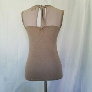 CYNTHIA ROWLEY THE BACK‎ COUNTS GRAY TANK XS